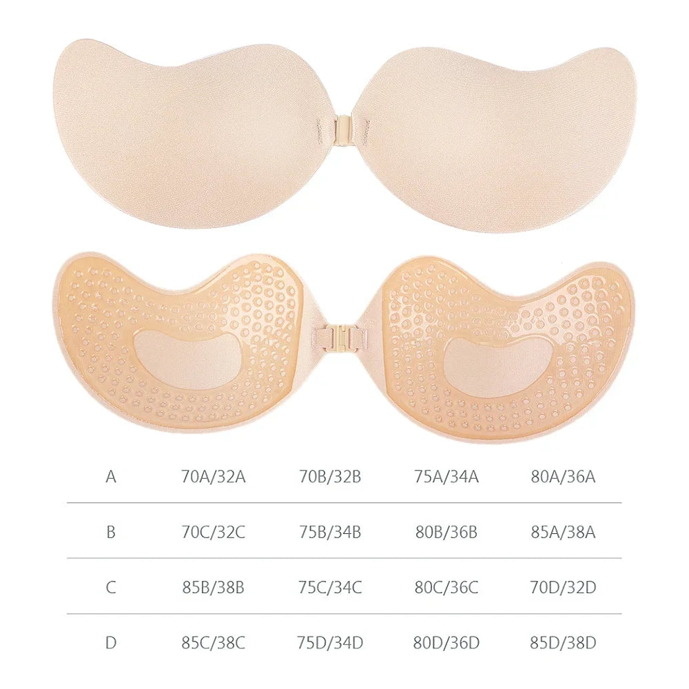 Size Chart Backless Bra
