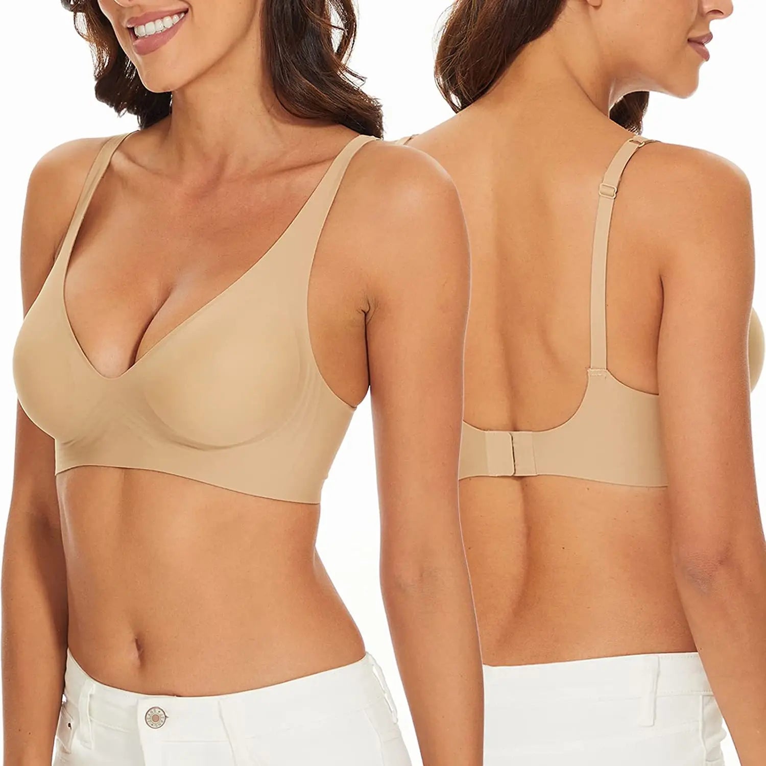 Viral Jelly Lift Bra™ – Invisible, Strapless & No-Slip Support